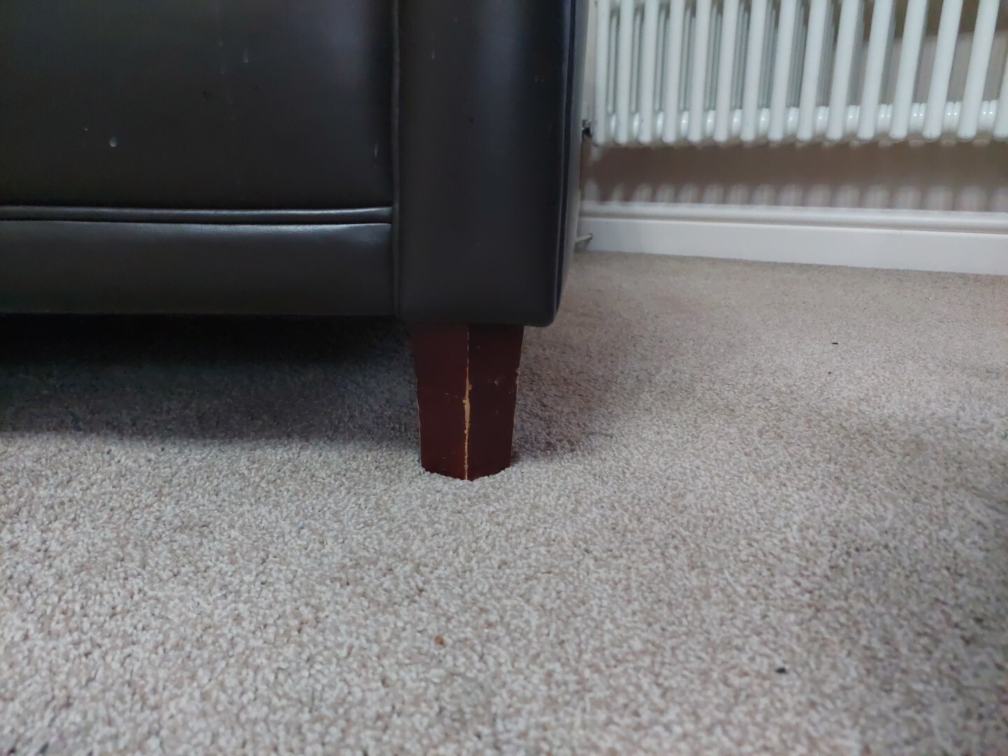 John Lewis Leather 2 Seater Sofa Brown eBay