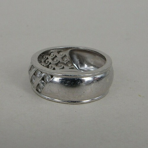 Bandring für Damen mit 24 kleine Zirkon Sterling Silber (64785) - Picture 4 of 6