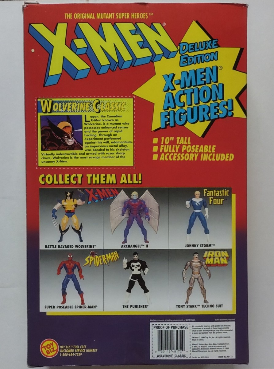 ToyBiz X-Men Wolverine Classic Deluxe Edition Action Figure