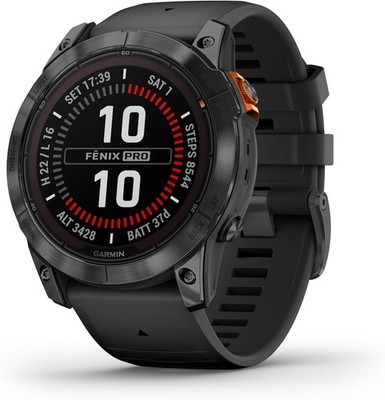 Garmin fēnix 7 Pro Sapphire Solar | 47mm | Carbon Gray Titan GPS | Neu