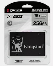 Kingston KC600 SSD 256GB 2.5in SATA Rev3.0 (6Gb/s)