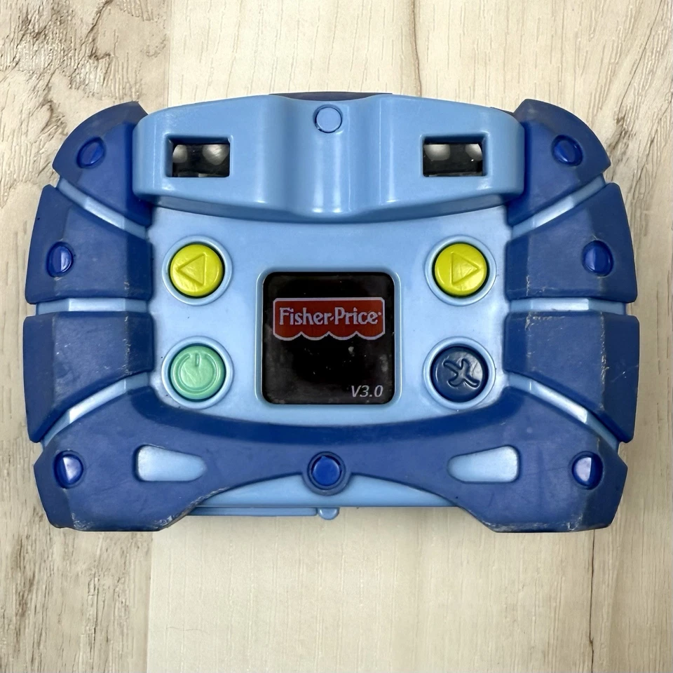 2007 Mattel FISH-PRICE синий детский цифровой камеры + чехол M8071/2 работает - Изображение 3 из 4