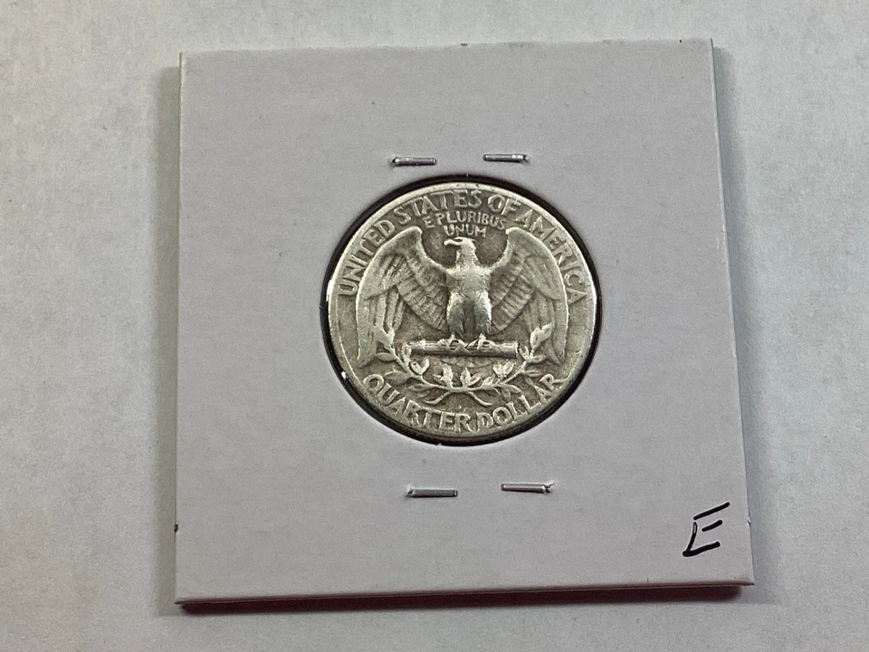 1955 Washington Silver Quarter 25c US 90% Silver Coin 081925 62e - Image 2 of 4