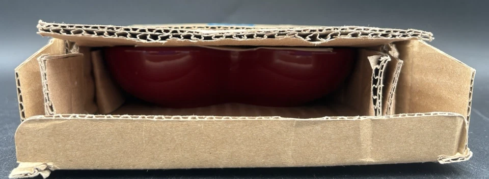 NIB Pampered Chef Valentine Heart Dish Bowl Simple Additions Cranberry Red 6” - Image 3 of 4