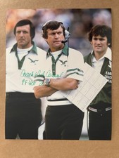 Dick Vermeil signed PHILADELPHIA EAGLES 8 X 10 photo