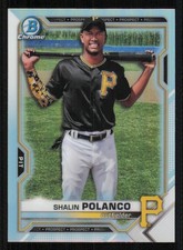 2021 Bowman Chrome Draft Refractors #BDC176 Shalin Polanco