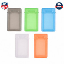 5 Pack 3.5" Hard Drive Storage Cases HDD Protective Plastic Boxes