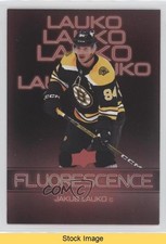 2022-23 Upper Deck Series 2 Fluorescence Red Jakub Lauko #F-36 READ 1da5