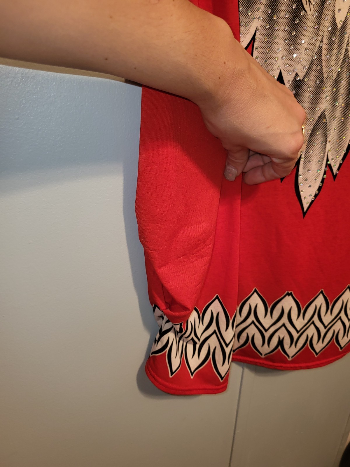 Ameri Mode Womens Red Feathers rhinestone Crystal… - image 5