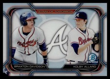 2015 Bowman Chrome Draft Kolby Allard/Braxton Davidson Teams of Tomorrow Die Cut