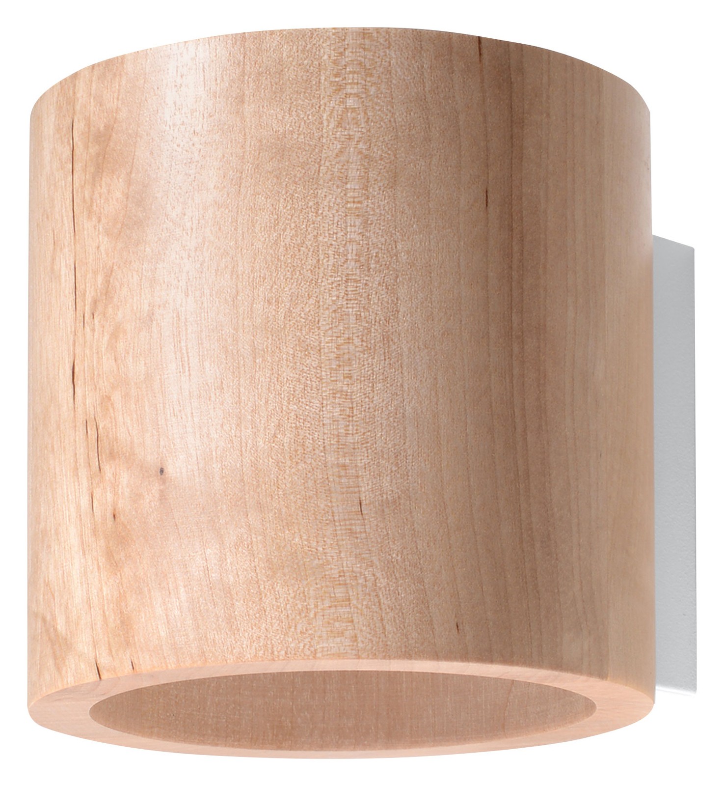 Blue Pirate Light Wall Lamp Orbis Up/Down Natural Wood Round Tube Boho Design Led G9 - Image 2