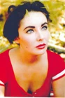 ELIZABETH  TAYLOR -hollywood MOVIE star  PIN-UP/ GLAMOUR  2020s modern PHOTO