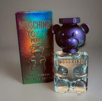 NIB Moschino Toy 2 Pearl .17fl Oz Parfum Perfume Teddy Bear Girl Miniature Child