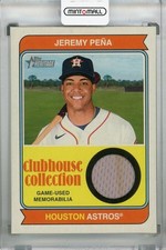 2023 Topps Heritage Houston Astros Jeremy Pena Clubhouse Collection Relics