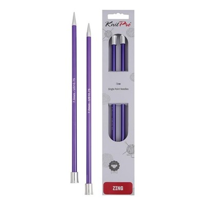 Knit Pro Zing Jackennadeln25 cm7,00 mm, Lila