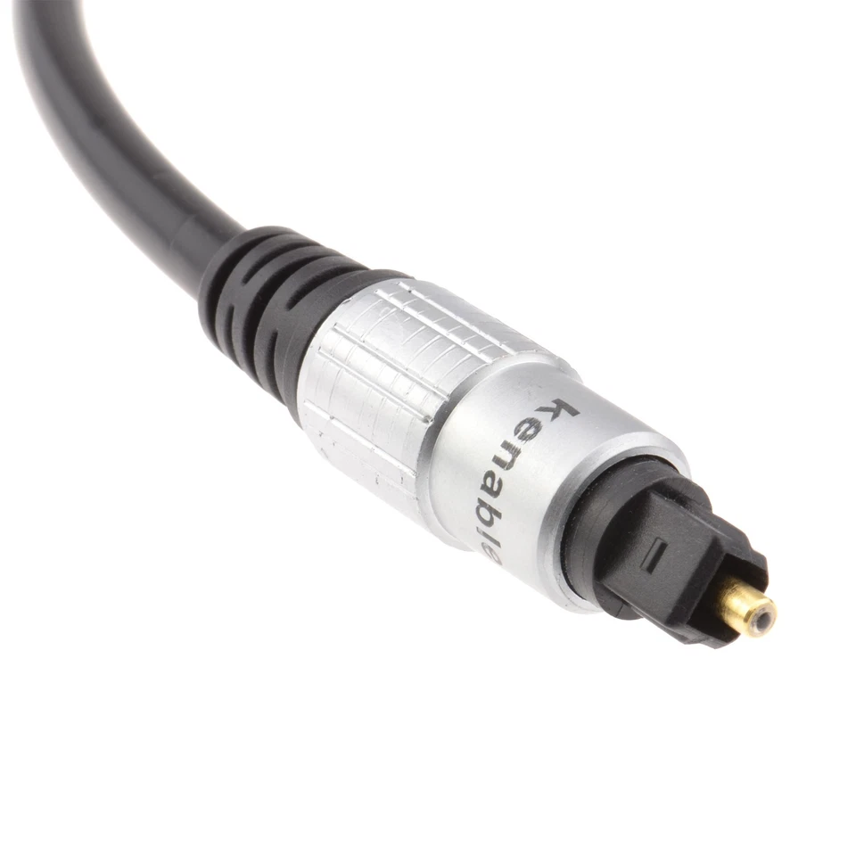 Pure Optical Fibre TOSlink 6mm Audio Cable for Soundbar/Gaming/TV/Cinema Room 2m - Image 3 of 4