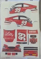 2016 #99 Ryan Reed Lilly Diabetes 1/64 NASCAR Vinyl Peel & Stick Decals
