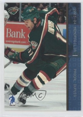 2003-04 ITG Be A Player Memorabilia Sapphire 35/100 Pascal Dupuis #64 1k9