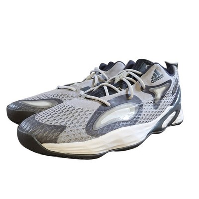 Adidas Shoes Exhibit A Low 'Team Medium Grey' Basketball Shoes Mens 15 Gray 