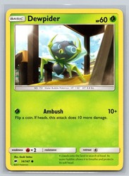 Dewpider 14/147 Burning Shadows Common