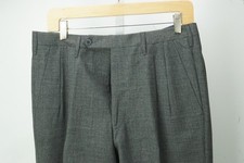 Rota Heathered Gray 100 Wool Mens Dress Pants Sz 48 Eu Brand New