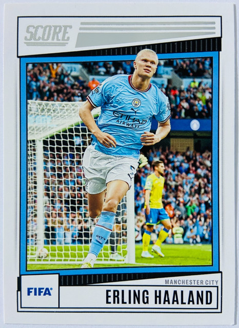 Erling Haaland - Manchester City 2022-23 Panini Score FIFA #176