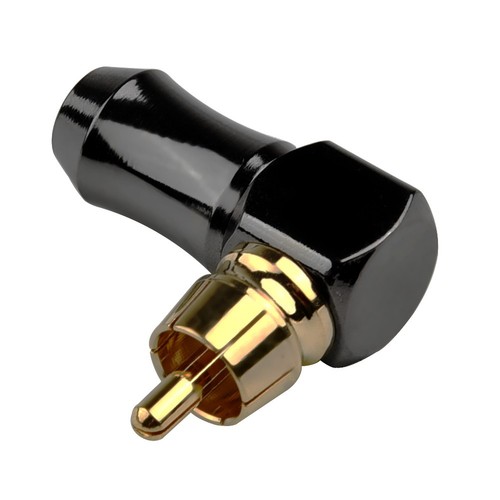 TV Audio Video Connector Right Angle Male Copper Soldering Adapter Accessory - Picture 12 of 12
