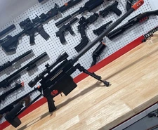 Airsoft Sniper Rifle And Case