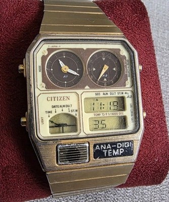 Vintage Citizen ana Digi Temp Watch 30 5324 | eBay UK