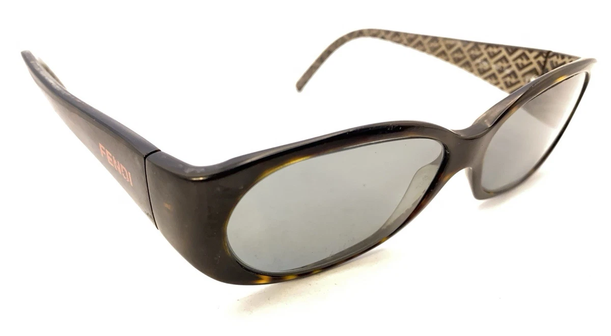 Rare FENDI FS211 Oval Sunglasses Cafe Logo Frame Designer size 53/20 Unisex Fendi Plastic Oval Sunglasses for Women for sale | eBay main image 4