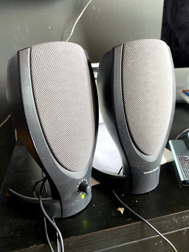 Harmon Kardon powered computer speakers - HK206 - tested and working with PSU