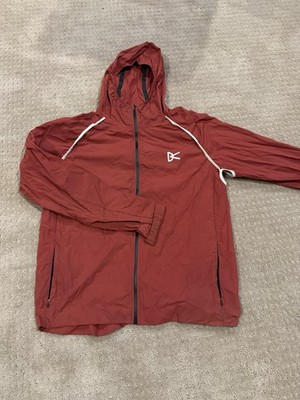District Vision Red Running Windbreaker Medium
