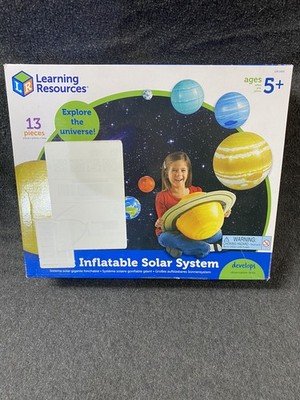 Learning Resources Inflatable Solar System - Blow Up Planets for Home or School 