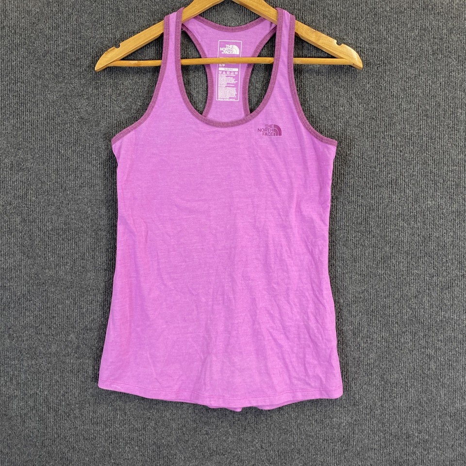 The North Face Tank Top Womens S Purple Slim Fit Racerback Hiking Running Gym