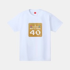PSL Nintendo TOKYO White Super Mario Bros. 40th Anniversary T-Shirt LTD JAPAN
