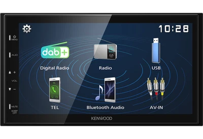 Kenwood DMX129DAB 2-DIN Autoradio DAB+ BT TouchDisplay USB Mirror - Bild 1 von 2