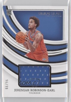 2021 Immaculate Remarkable Rookie Jerseys 96/99 Jeremiah Robinson-Earl RC 10z4