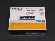 Netgear Prosafe GS105 V5 5 Port Gigabit Switch