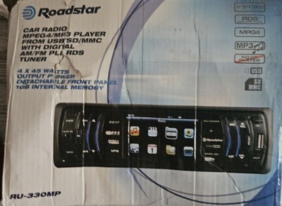 Roadstar RU-330MP2,8 TFT-Autoradio ohne Bedien m. MW/FM, RDS, USB/SD-MP4 USB/SD