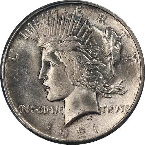 1921 Peace Dollar High Relief PCGS MS64 Great Eye Appeal Nice Strike