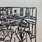 Bronx Express By David Bekker — 1937-1938 — Woodcut Print art On Vinyl Flooring — photo 3