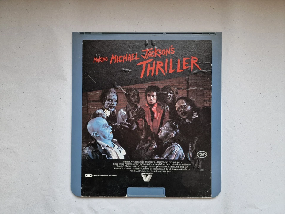 VIDEO-VINYL! Seltener Laserdisc-Vorgänger Making Michael Jackson's Thriller 1983 - Bild 2 von 4