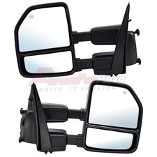 Towing Mirrors For 2017-2020 Ford F-250 Super Duty Power Heated Led Signal Lh Rh