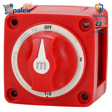 Batteriewahlschalter 300A 4 Positionen Marine Boot Wohnmobil Trennschalter ABS