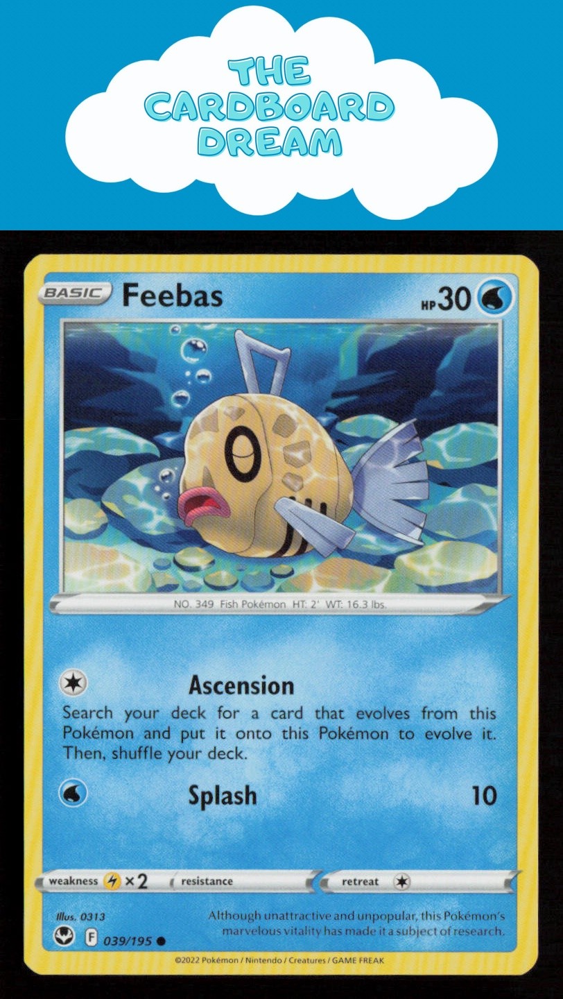Feebas SWSH12: Silver Tempest #039/195 Common Pokemon Card