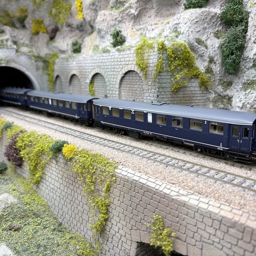 3 voitures voyageurs de type A, AB et B, "Blokkendoos", NS, Ep. III - ROCO 62000 | Condition: Neuf