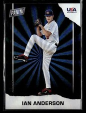2021 Panini Father's Day #USA4 Ian Anderson Rainbow Spokes #/99 Card USA