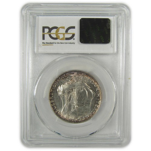Pilgrim Commemorative Half Dollar 1920 MS 64 PCGS Silver SKU:I19886 - Picture 2 of 4