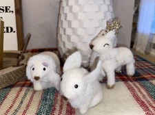 Wondershop Target Animal Figures Woodland Creatures Wool Felt Reindeer Deer Bunn