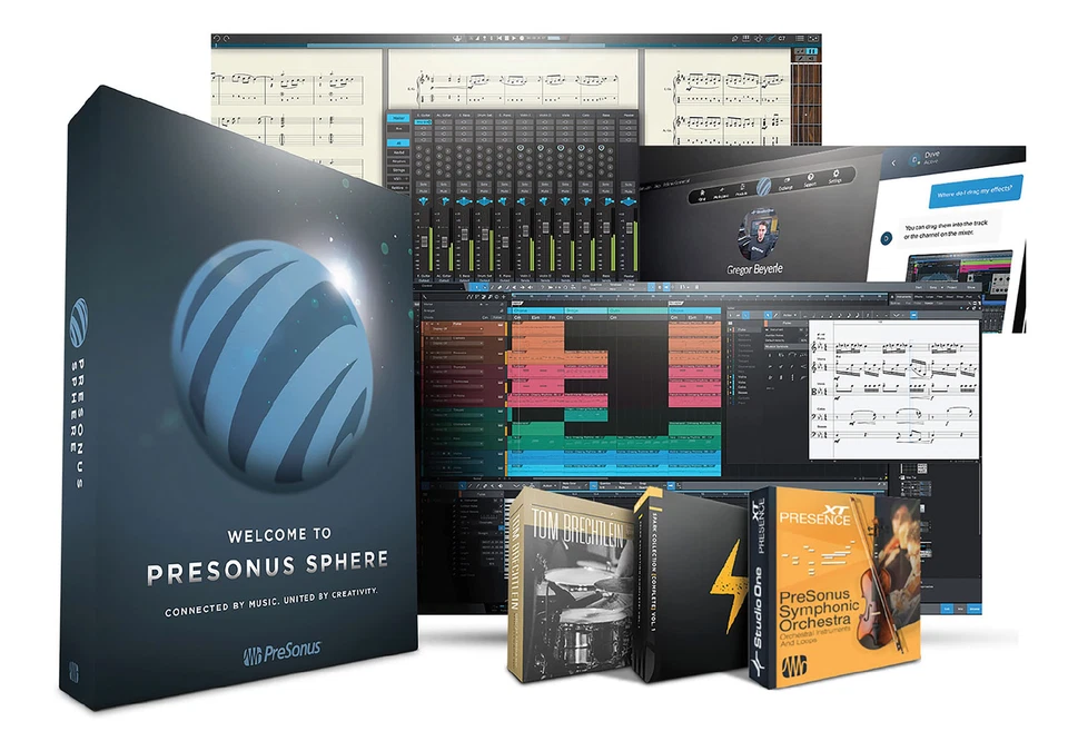 PRESONUS SPHERE YEAR CARD 1-Year Access to Studio One 5 Pro/Notion+Headphones - Image 2 of 4